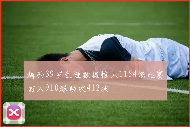 梅西39岁生涯数据惊人1154场比赛打入910球助攻412次